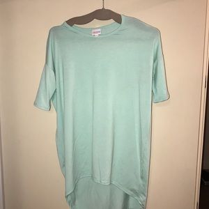 Good condition XXS turquoise LuLaRoe Irma tunic